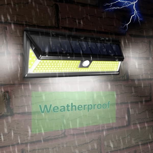 Juce® Solar Light Outdoor 180 LED Vattentät Solar Powered Motion Sensor Lighting Trådlös Solar Spot Light Kraftfull