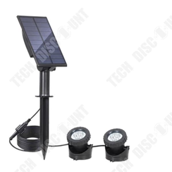 TD® 2-pack Solar RGB LED spotlights Utomhus trädgårdsdäck Uteplats ljusdekoration inomhus utomhus atmosfär