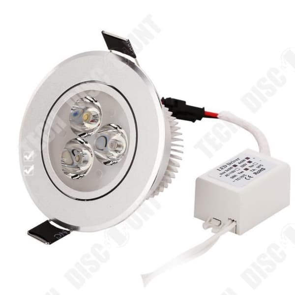 TD® 10x LEDVero LED Downlight 7W rund kallvit.