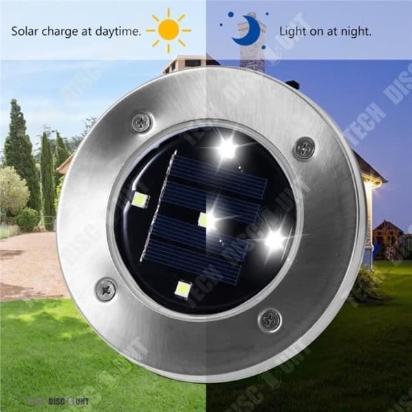 TD® utomhus solcellslampa inomhus spot led spotlight armaturer vattentät kraftiga infällda ljus trädgård park villa