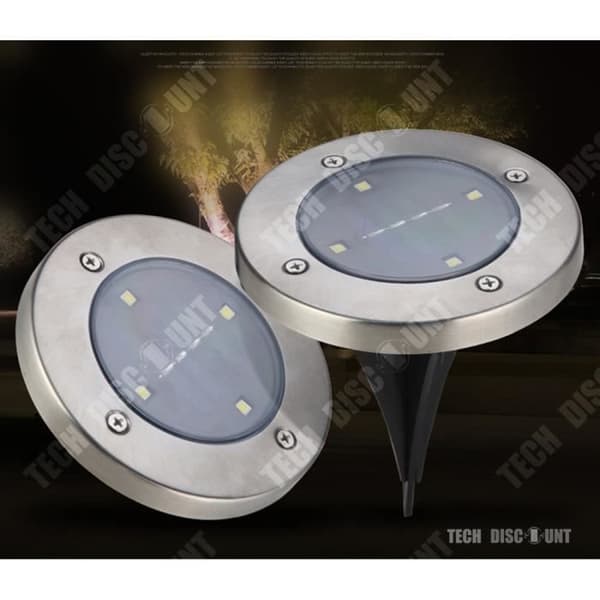 TD® utomhus solcellslampa inomhus spot led spotlight armaturer vattentät kraftiga infällda ljus trädgård park villa