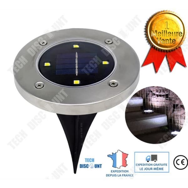 TD® utomhus solcellslampa inomhus spot led spotlight armaturer vattentät kraftiga infällda ljus trädgård park villa