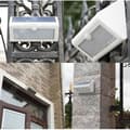 Miniatyrbild 4 av 4: TD® LCC® Vattentät IP65 Super Bright 550 Lumen 36 LED Solar Motion Sensor Light, paket med 4 enheter (vit)