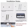 Miniatyrbild 4 av 4: TD® LCC® Vattentät IP65 Super Bright 550 Lumen 36 LED Solar Motion Sensor Light, paket med 2 enheter (vit)