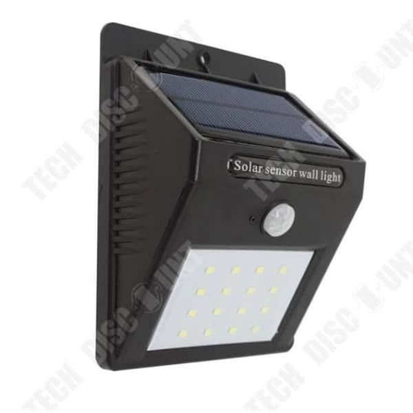 TD® 16LED solenergi uppladdningsbar kroppssensorlampa utomhus vattentät trädgårdslampa för hushålls liten vägglampa