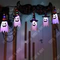 Miniatyrbild 3 av 4: TD® Halloween LED-tygslingor, dekorativa lampor, semesterarrangemang, lyktor, spökgardin