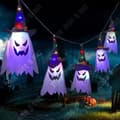 Miniatyrbild 4 av 4: TD® Halloween LED-tygslingor, dekorativa lampor, semesterarrangemang, lyktor, spökgardin