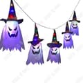 Miniatyrbild 1 av 4: TD® Halloween LED-tygslingor, dekorativa lampor, semesterarrangemang, lyktor, spökgardin