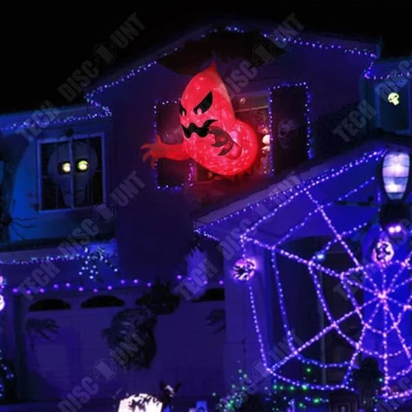 TD® Uppblåsbar Halloween-dekoration, Skrämmande skräckdekoration utomhus, Utomhusfest, Inomhusgård, Trädgård