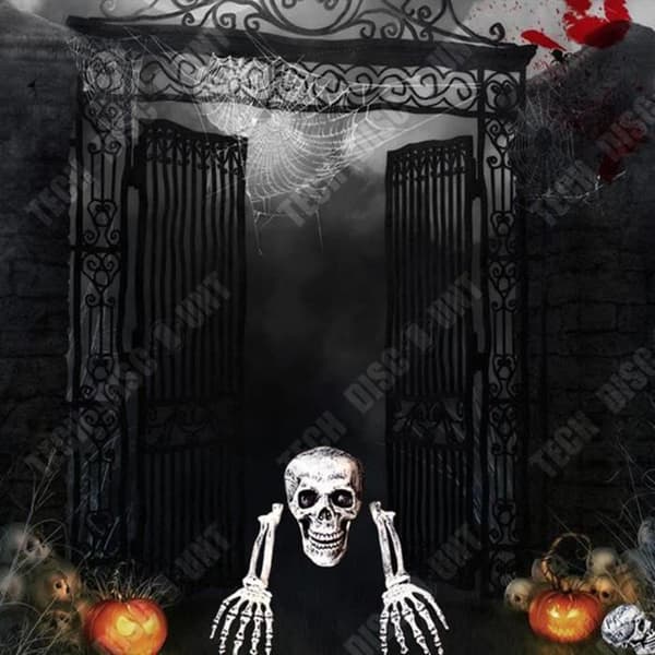 Dekorativa rekvisita för TD® Halloween-simulering av skalle, Ghost Festival-skalleprydnader, set i tre delar