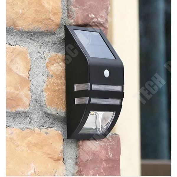 TD® Solar Light 2LED Outdoor Stair Light Gångljus Mänsklig induktionsgårdslampa