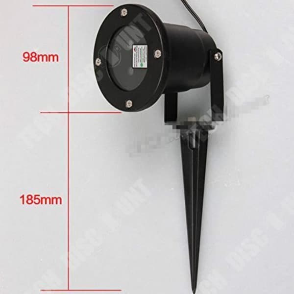 TD® LED-strålkastare Vattentät IP65 Spotlight Landskap Utomhus Trädgårdsbelysning med fjärrkontroll för däck uteplats Tree Party