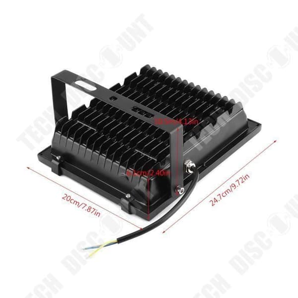 TD® LED Floodlight Lampa 50 W Utomhus LED Spot/Flood Light för trädgård, innergård, terrass, fyrkantig/mycket ljus lysande
