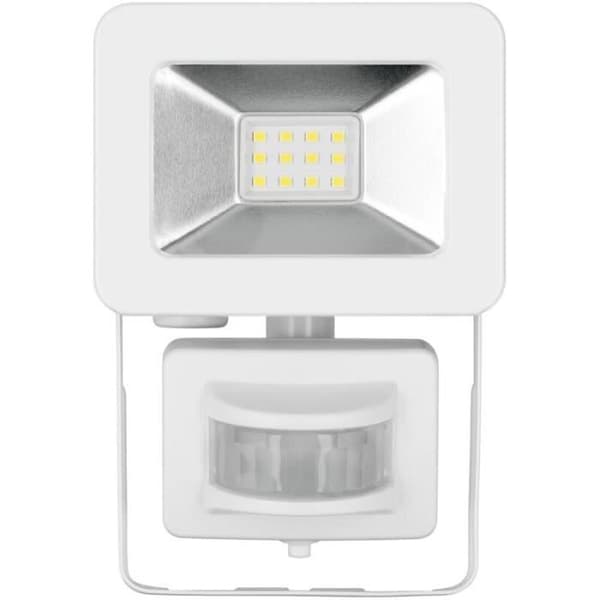 Utomhus LED-projektor med rörelsedetektor Vit, 20 Watt - 1700 Lumen Goobay