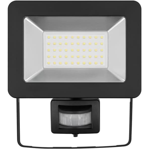Utomhusprojektor IP44 LED 50 W med rörelsedetektor 4250 lm vitt ljus