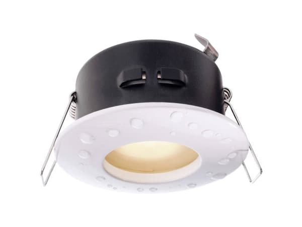 Deko Light Einbauring 84 GU5.3 110000 Loftsindbygningsring LED (RGB), Halogen GU5.3, MR 16 35 W Signalhvid (RAL 9003)