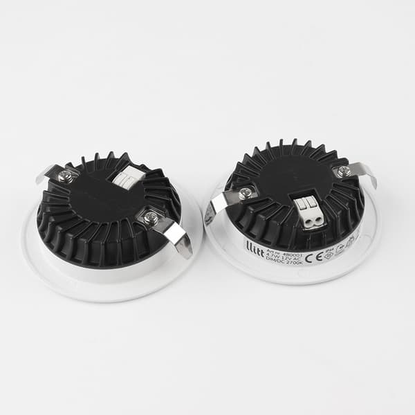 LLITT Alice 12V Infälld downlight 2700K IP44 340lm Vit 1-pack
