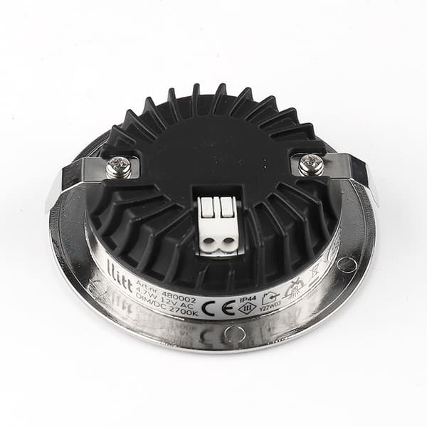 LLITT Alice 12V Infälld downlight 2700K IP44 340lm Borstad stål 1-pack