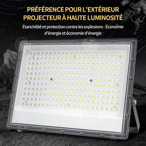 INN LED-strålkastare 200W IP65 vattentät utomhus LED-strålkastare 6500K superljus kallvit exteriörstrålkastare för gårdsgaragestadioner