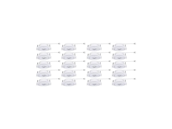 Paulmann 99997, Innsunket spotlight, LED, 3000 K, 450 lm, Hvit