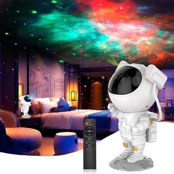 Astronautti Yövalo / Galaxy Lamp - Tähtitaivaan projektori