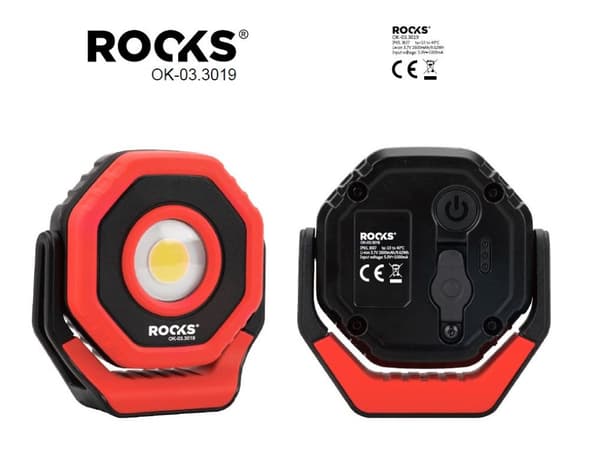ROOKS TYÖPAJAVALAISIMEN, VEDENPITÄVÄ RENGASKEHÄ 7W, 700 LM