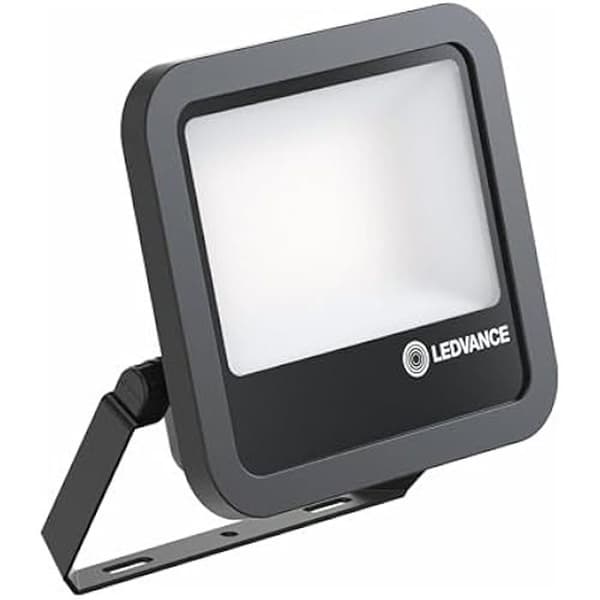LED-projektor - LEDVANCE - Svart Aluminium - 69W - 9150lm - IP66 - 3000K Varm Vitt