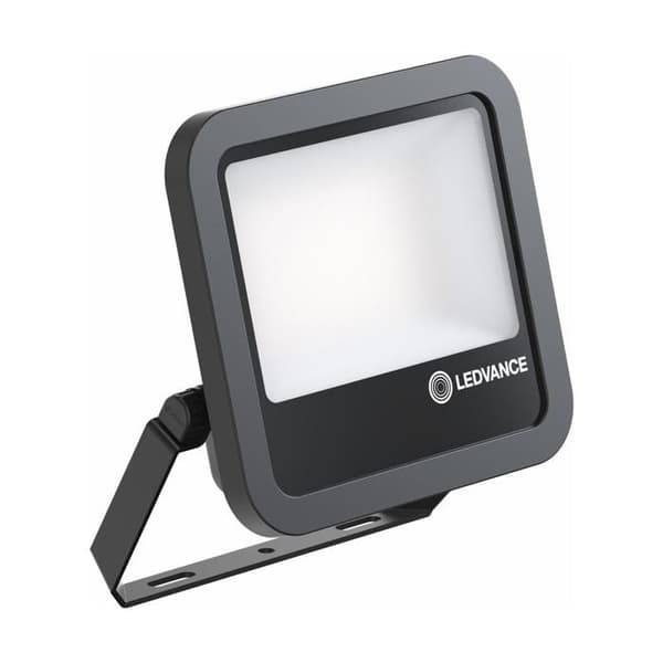 Ledvance LED Projektor Aluminium Svart 69W 10000lm 100D - 865 Dagsljus | IP66 - Symmetrisk