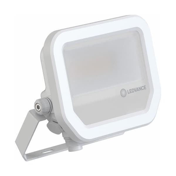 Ledvance LED-projektor Aluminium Vit 8W 1100lm 100D - 830 Varmvit | IP66 - Symmetrisk