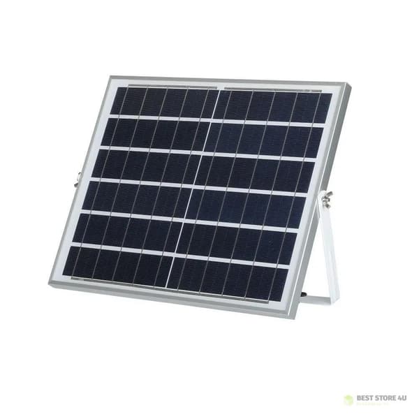 Solcellsdriven LED-projektor V-TAC 16W Svart IP65, Fjärrkontroll, Timer VT-40W 6000K 1050lm