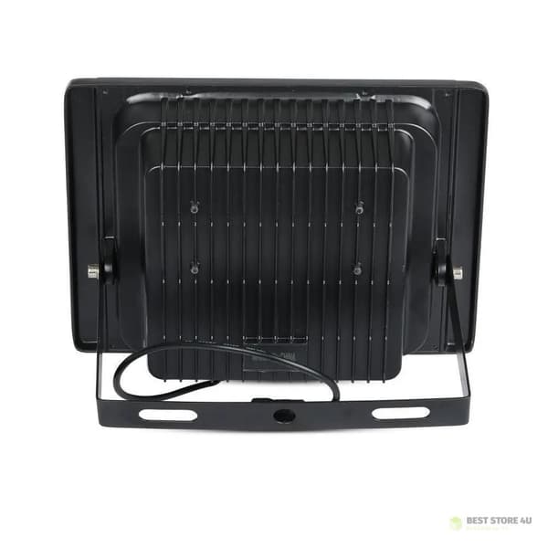 Solcellsdriven LED-projektor V-TAC 16W Svart IP65, Fjärrkontroll, Timer VT-40W 6000K 1050lm
