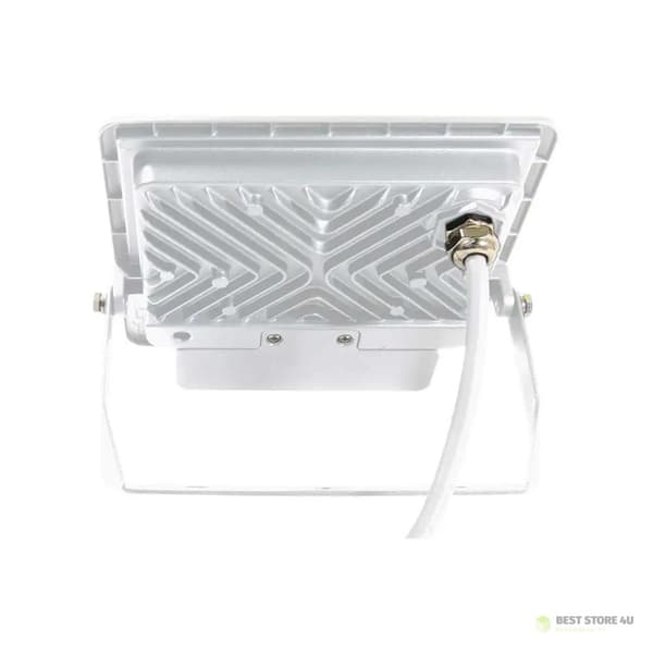 LED-projektor V-TAC 50W SAMSUNG CHIP Rörelsesensor Vit kabel 1M VT-158S-1-W 6400K 4000lm 5 års garanti