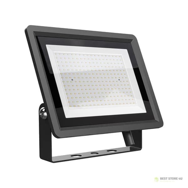 V-TAC 200W SMD F-KLASS LED-projektor svart VT-49204 6500K 17600lm