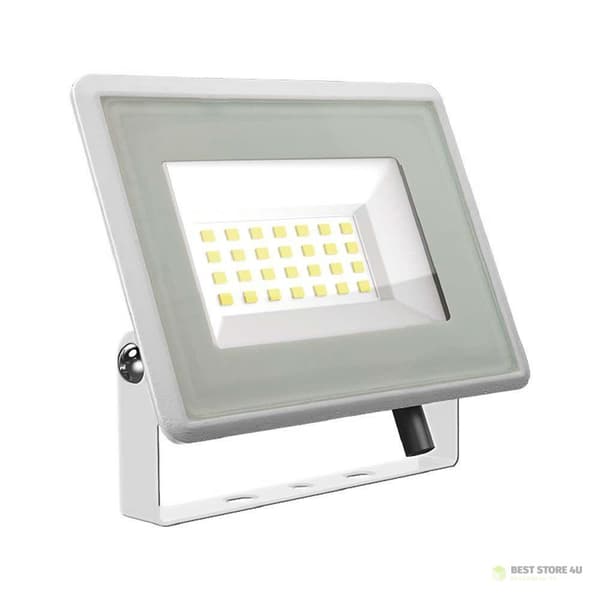 LED-projektor V-TAC 20W SMD F-KLASS Vit VT-4924-W 6500K 1650lm