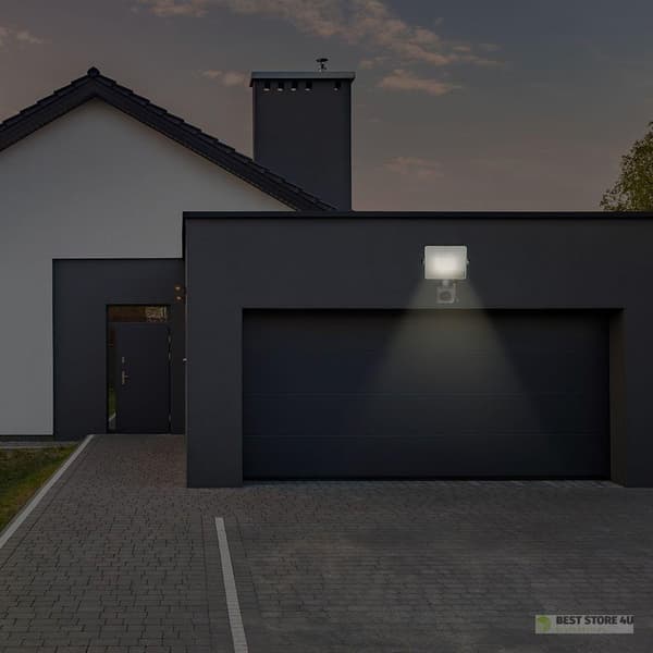 LED-projektor V-TAC 10W SAMSUNG CHIP Rörelsesensor Avstängningsfunktion Vit VT-10-SW 6400K 800lm 5 års garanti