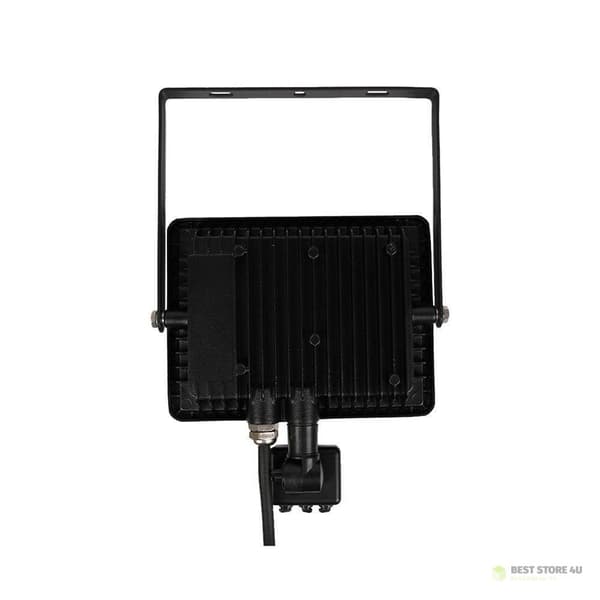 LED-projektor V-TAC 30W SAMSUNG CHIP Rörelsesensor Avstängningsfunktion Svart VT-30-SB 3000K 2400lm 5 års garanti