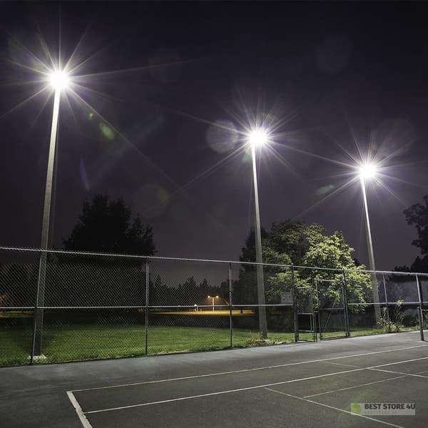 LED-projektor V-TAC 100W 100Lm/W 1m kabel SAMSUNG CHIP Svart VT-44104 6500K 8700lm 5 års garanti
