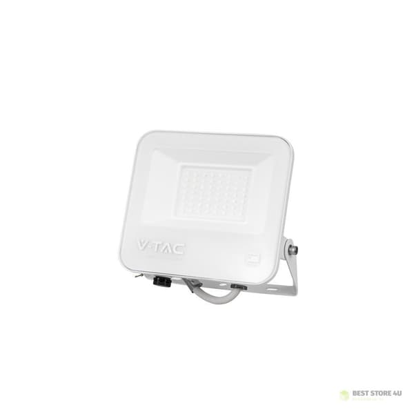 LED-projektor V-TAC 50W SAMSUNG CHIP PRO-S Vit VT-44055 6500K 4270lm 5 års garanti