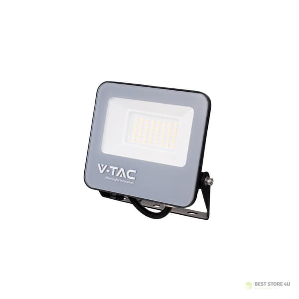LED-projektor V-TAC 30W SAMSUNG CHIP Sort 160Lm/W VT-44031 4000K 4800lm 5 års garanti