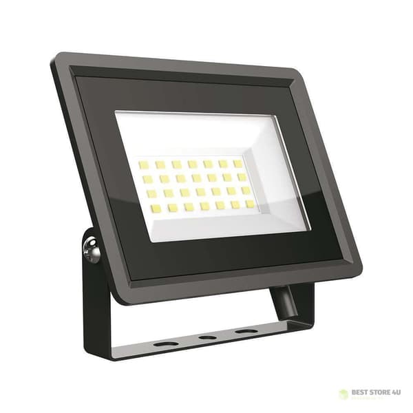 LED-projektor V-TAC 20W SMD F-KLASSE Sort VT-4924-B 6500K 1650lm