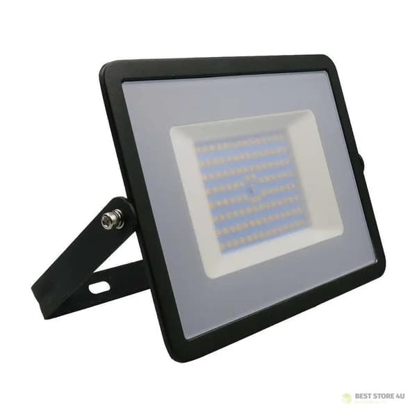 V-TAC 100W SMD E-serie LED-projektor sort VT-40101 6500K 8700lm