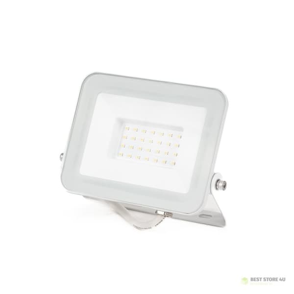 LED-projektor V-TAC 30W SAMSUNG CHIP PRO-S Vit VT-44030 4000K 2505lm 5 års garanti