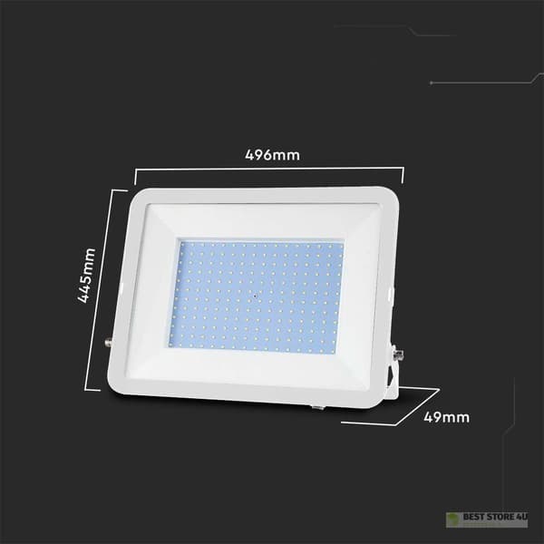 LED-projektori V-TAC 300W SAMSUNG CHIP PRO-S Valkoinen VT-44300 6500K 26390lm 5 vuoden takuu