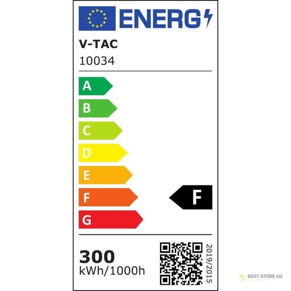 LED-projektori V-TAC 300W SAMSUNG CHIP PRO-S Valkoinen VT-44300 6500K 26390lm 5 vuoden takuu