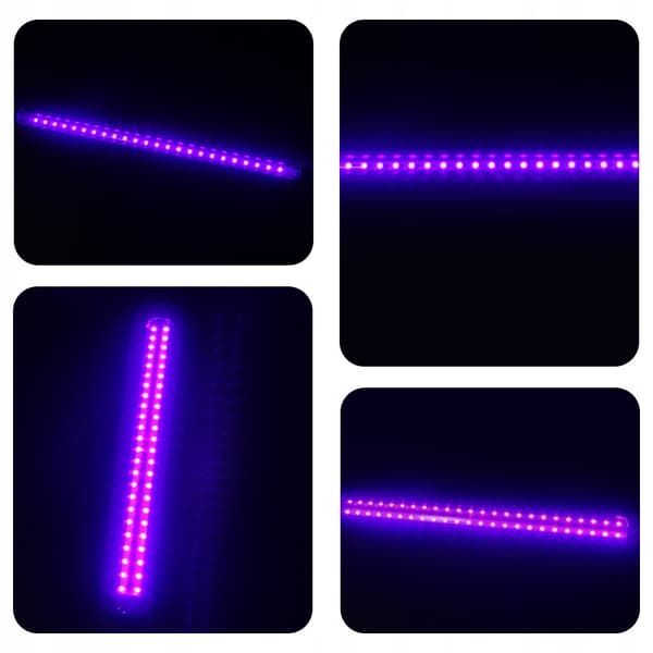 Lampe 48x LED UV 395-400nm 10W Stik VÆG LOFT 230V Ultraviolet