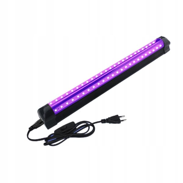 Lampe 48x LED UV 395-400nm 10W Stik VÆG LOFT 230V Ultraviolet