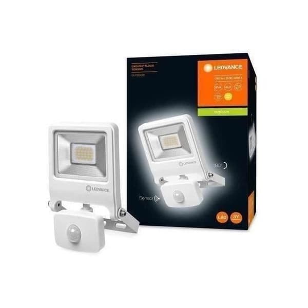Endura översvämningssensor utomhus LED-projektor - LEDVANCE - 20W - 1500 lm - 3000K vit