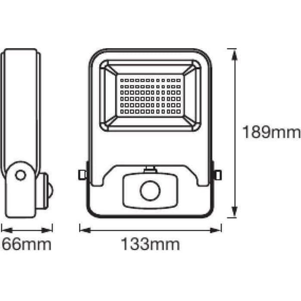 Endura översvämningssensor utomhus LED-projektor - LEDVANCE - 20W - 1500 lm - 3000K vit
