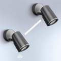 Miniatyrbild 5 av 6: STEINEL Spot ONE 7W 3000K IP44 GU10 LED utomhusspotlight - antracit