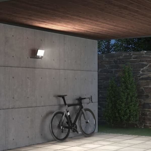 STEINEL - Utomhusstrålkastare med sensor - XLED One S 18,6 W 3000K IP44 - Antracit